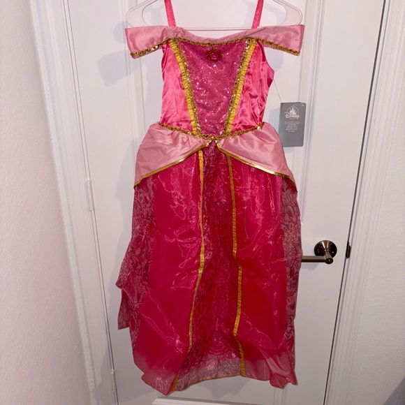 Disney Store Girl Sleeping Beauty Princess Aurora Halloween Costume Size 140 - Picture 6 of 13
